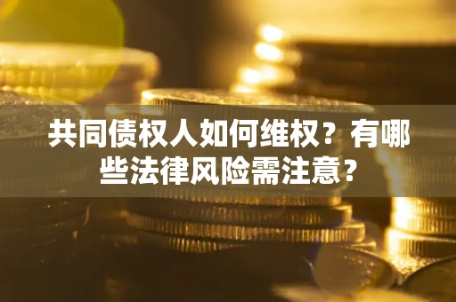 北京共同债权人如何维权？有哪些法律风险需注意？