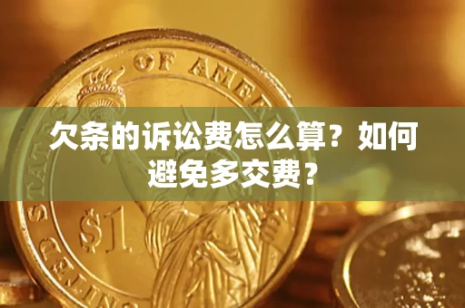 北京欠条的诉讼费怎么算？如何避免多交费？