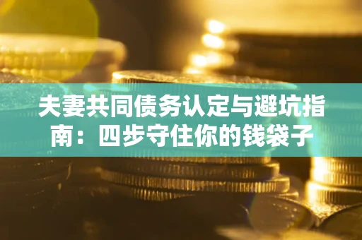 北京夫妻共同债务认定与避坑指南：四步守住你的钱袋子