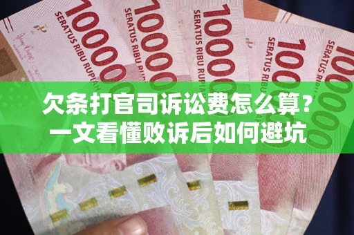 北京欠条打官司诉讼费怎么算？一文看懂败诉后如何避坑